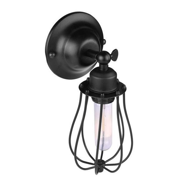 Industrielle Tropfenkäfig-Wandlampe