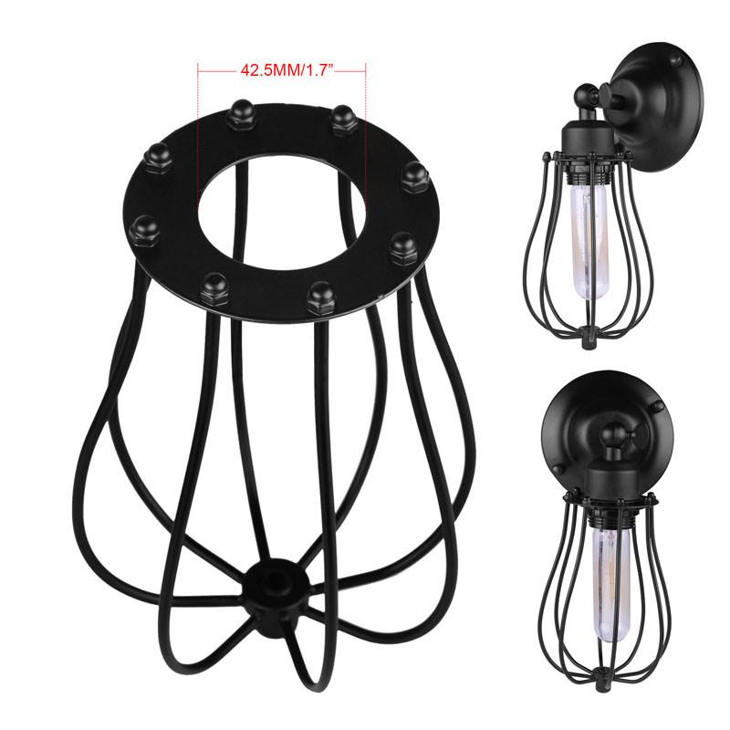 Industrielle Tropfenkäfig-Wandlampe