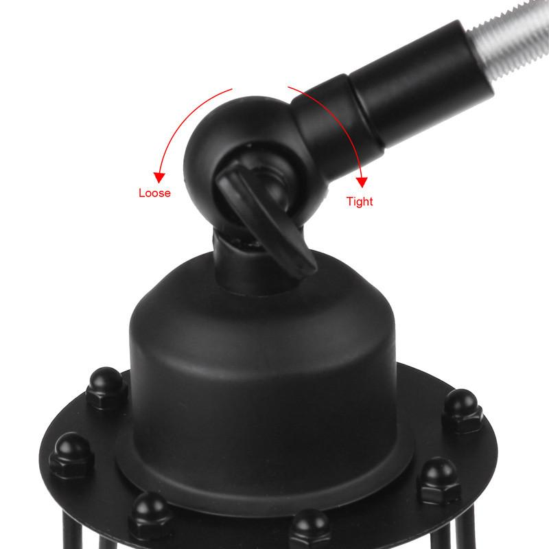 Industrielle Tropfenkäfig-Wandlampe